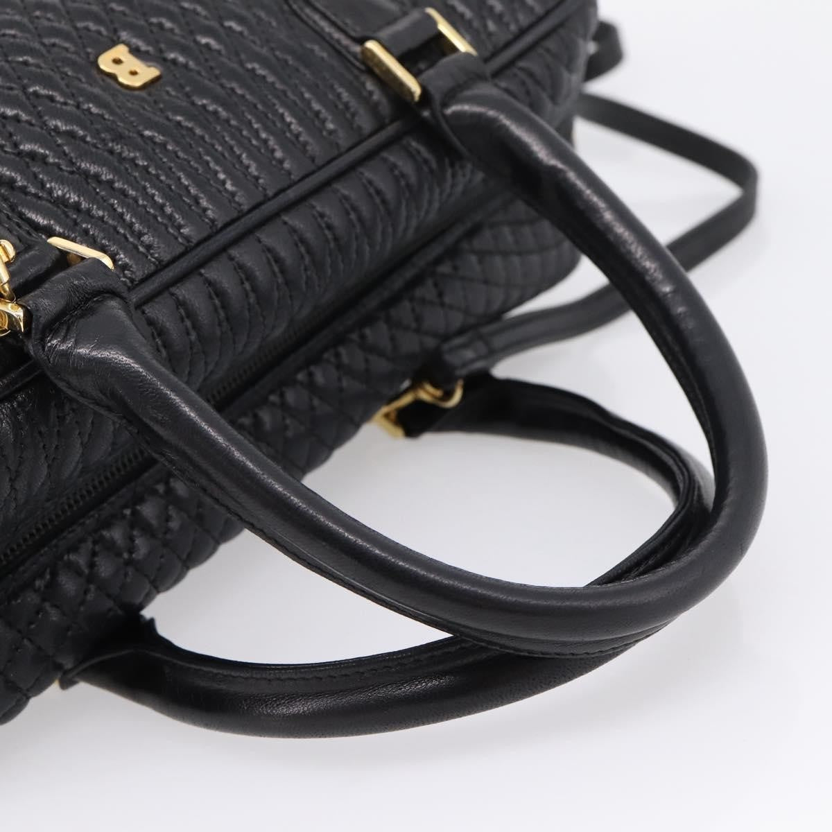 Bally Handbag Leather, Black, Leather, Handbag