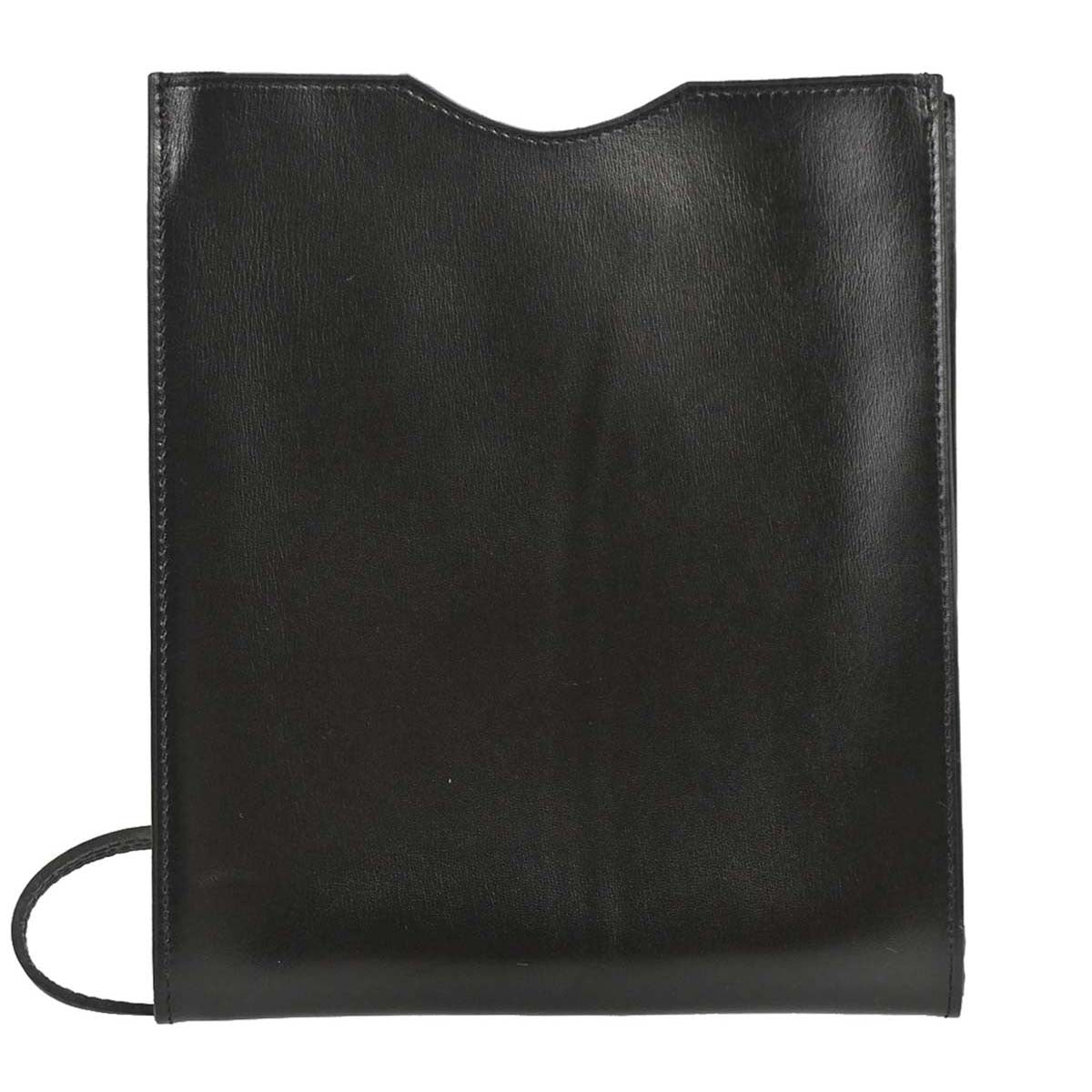 Hermes Onimaitou Pochette Box Calf, Black, Leather, Clutch