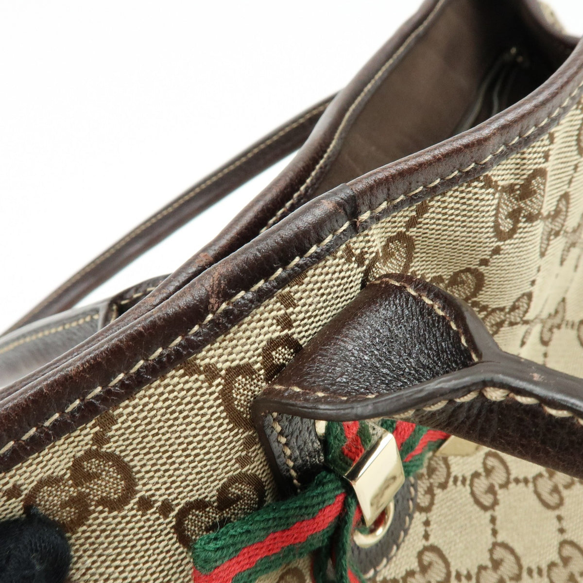 Gucci Princy GG Canvas, Beige, Canvas, Tote Bag