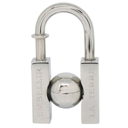 Hermes LHomme Peut Embellir La Terre Cadena Lock Charm Metal, Silver, Silver Plated, Charm
