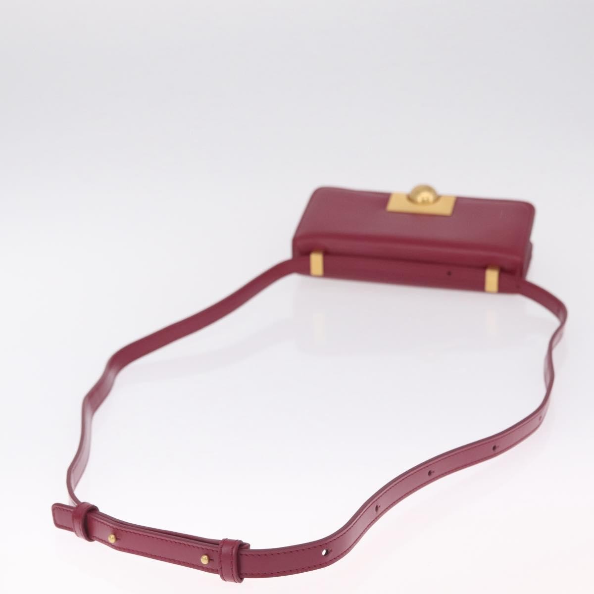 Bottega Veneta BV Classic Spazzolato Leather, Red, Leather, Handbag