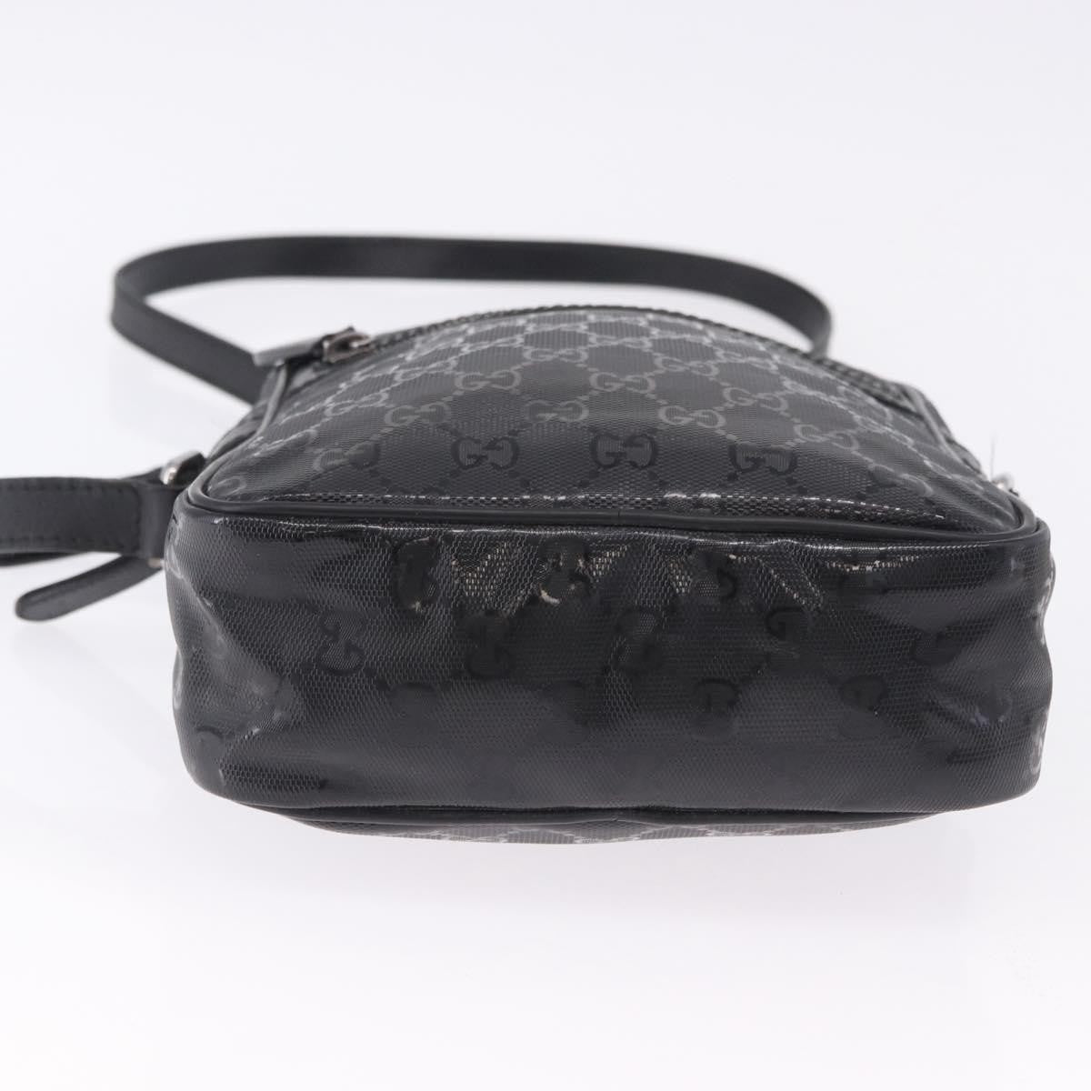 Gucci Zip GG Imprime, Black, Canvas, Shoulder Bag