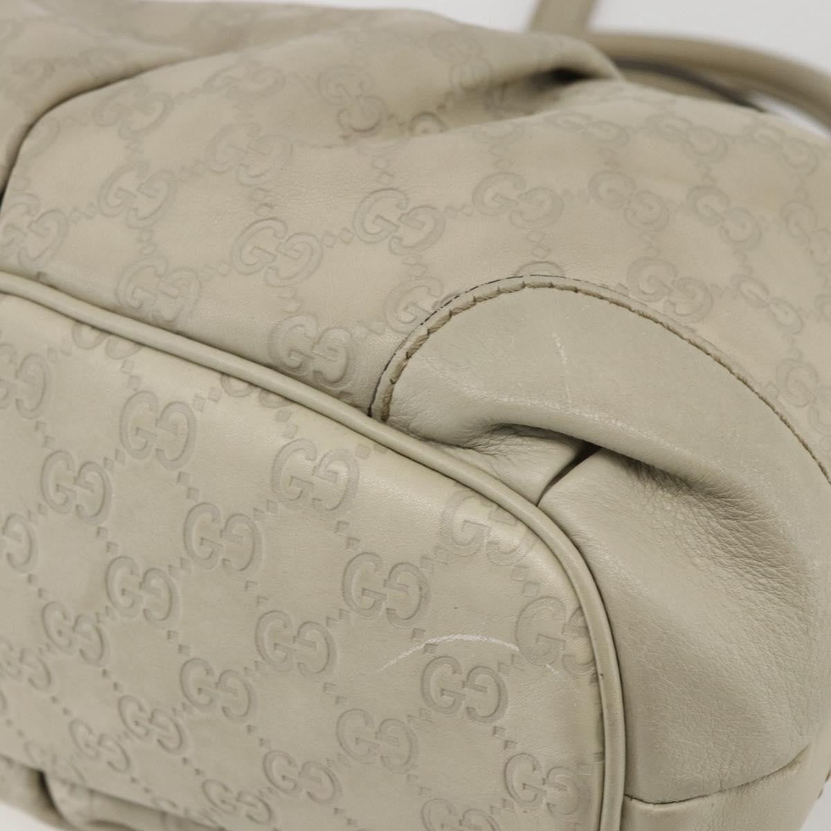 Gucci Sukey Top Handle Satchel Guccissima Leather, Ecru, Leather, Handbag