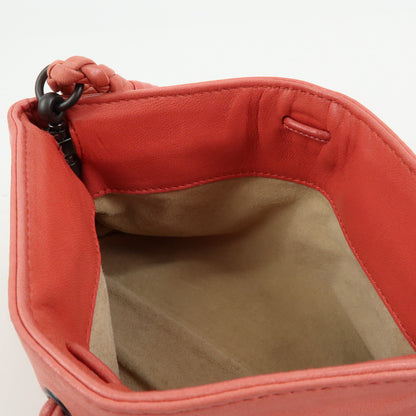 Bottega Veneta Shoulder Intrecciato Nappa, Pink, Leather, Shoulder Bag