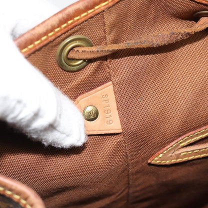 Louis Vuitton Vintage Montsouris Monogram Canvas, Brown, Canvas, Backpack