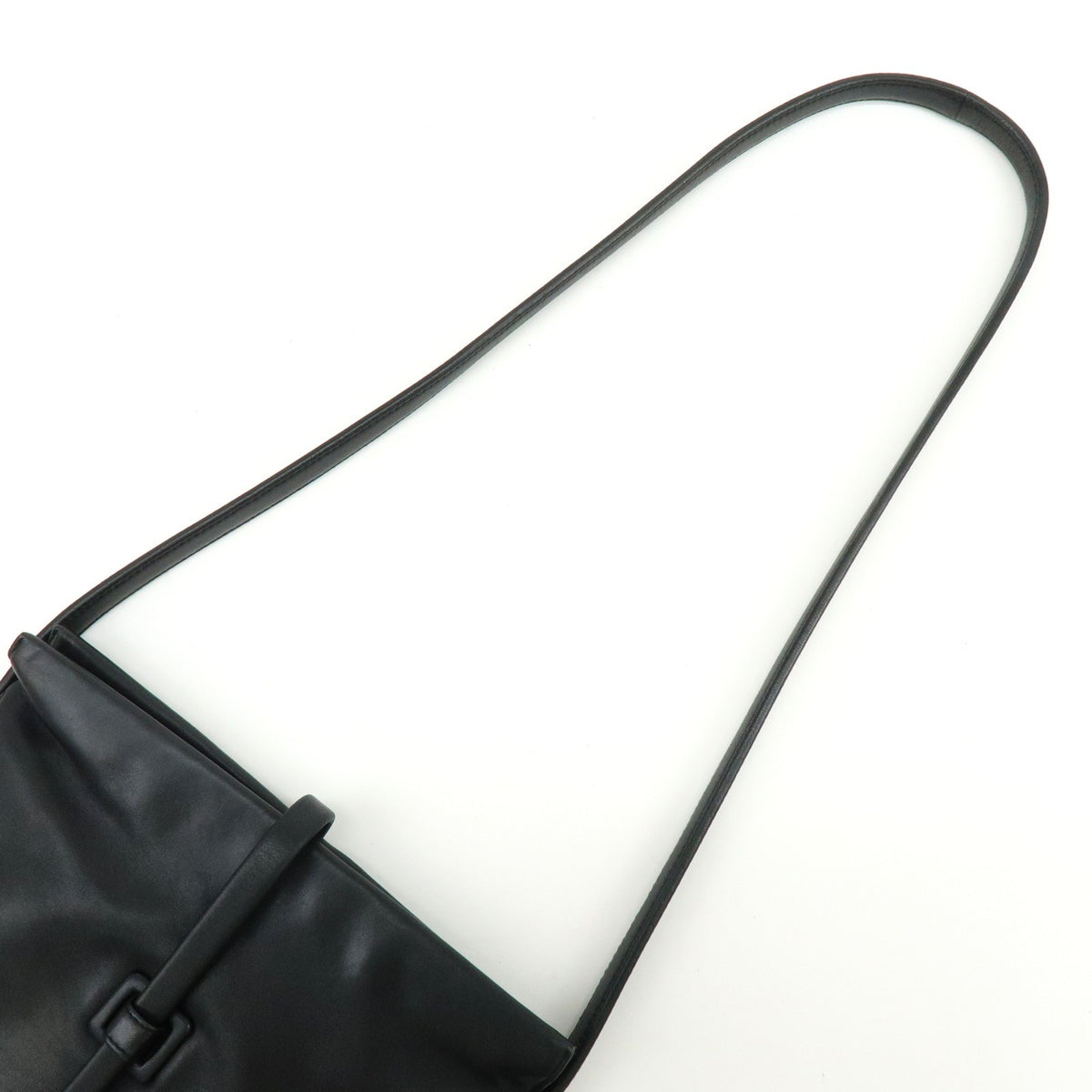 Loewe Vintage Anagram Leather, Black, Leather, Handbag