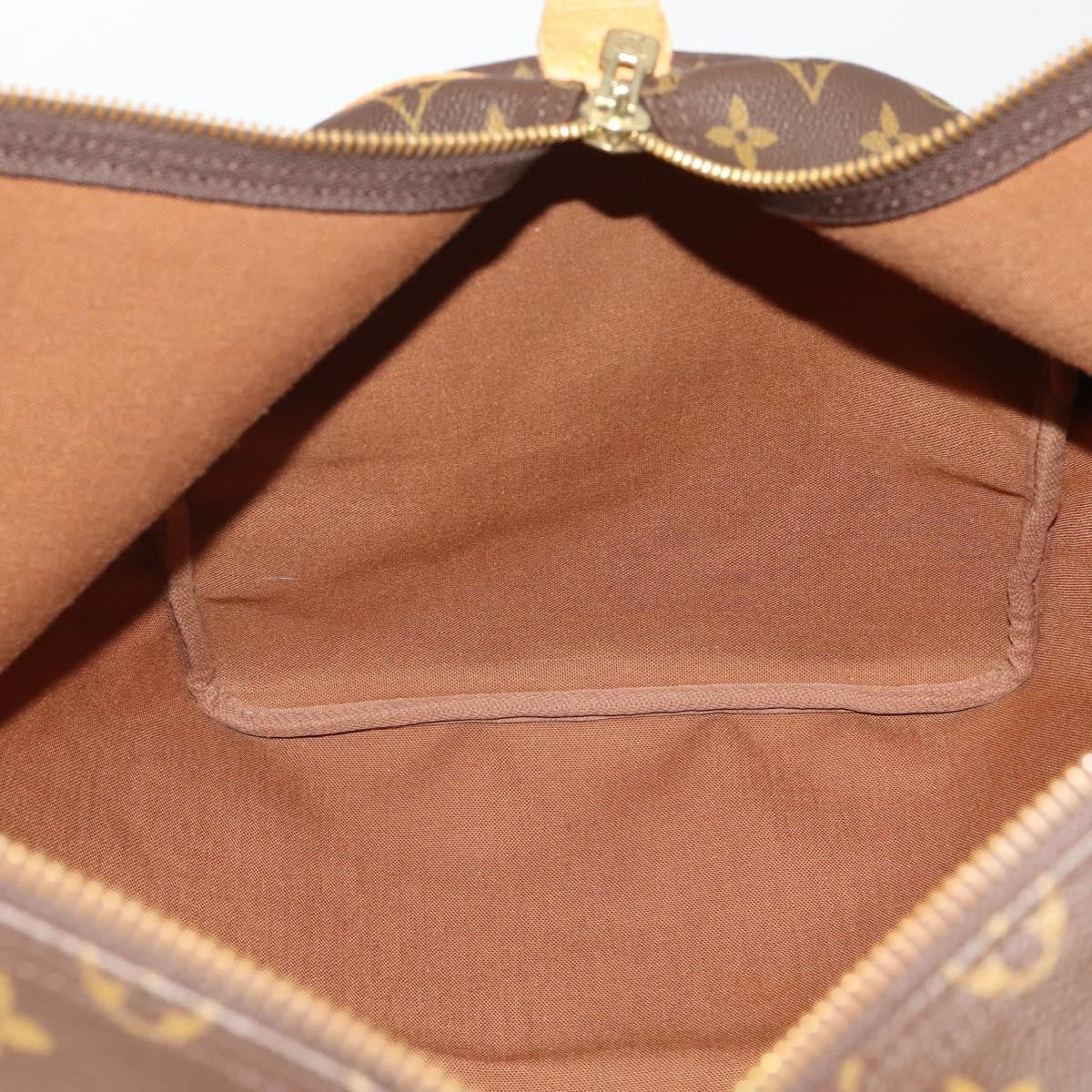 Louis Vuitton Keepall Monogram, Brown, Canvas, Travel Bag