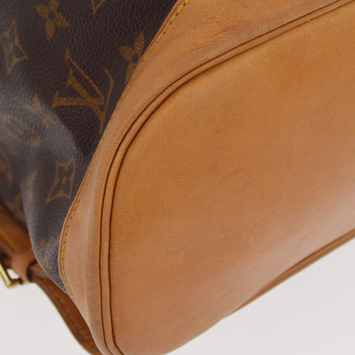 Louis Vuitton Vintage Montsouris Monogram Canvas, Brown, Canvas, Backpack