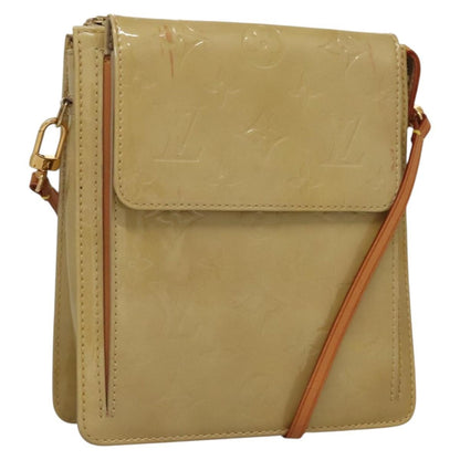 Louis Vuitton Mott Monogram Vernis, Beige, Patent Leather, Clutch