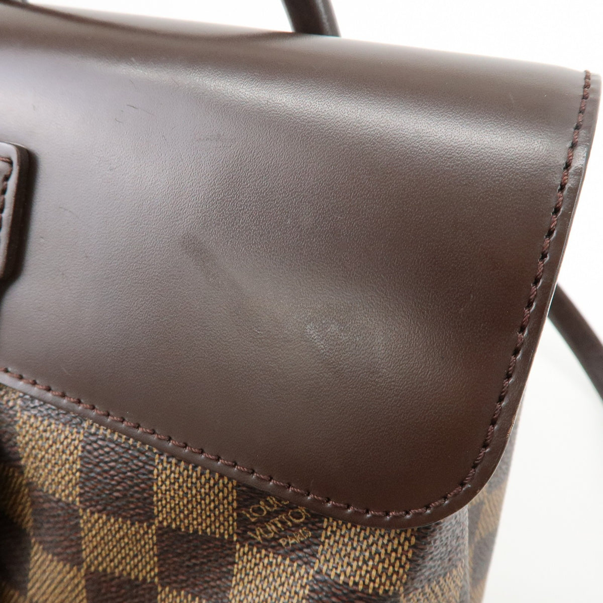 Louis Vuitton Soho Damier, Brown, Canvas, Backpack