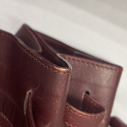 Cartier Must de cartier Leather, Burgundy, Leather, Shoulder Bag