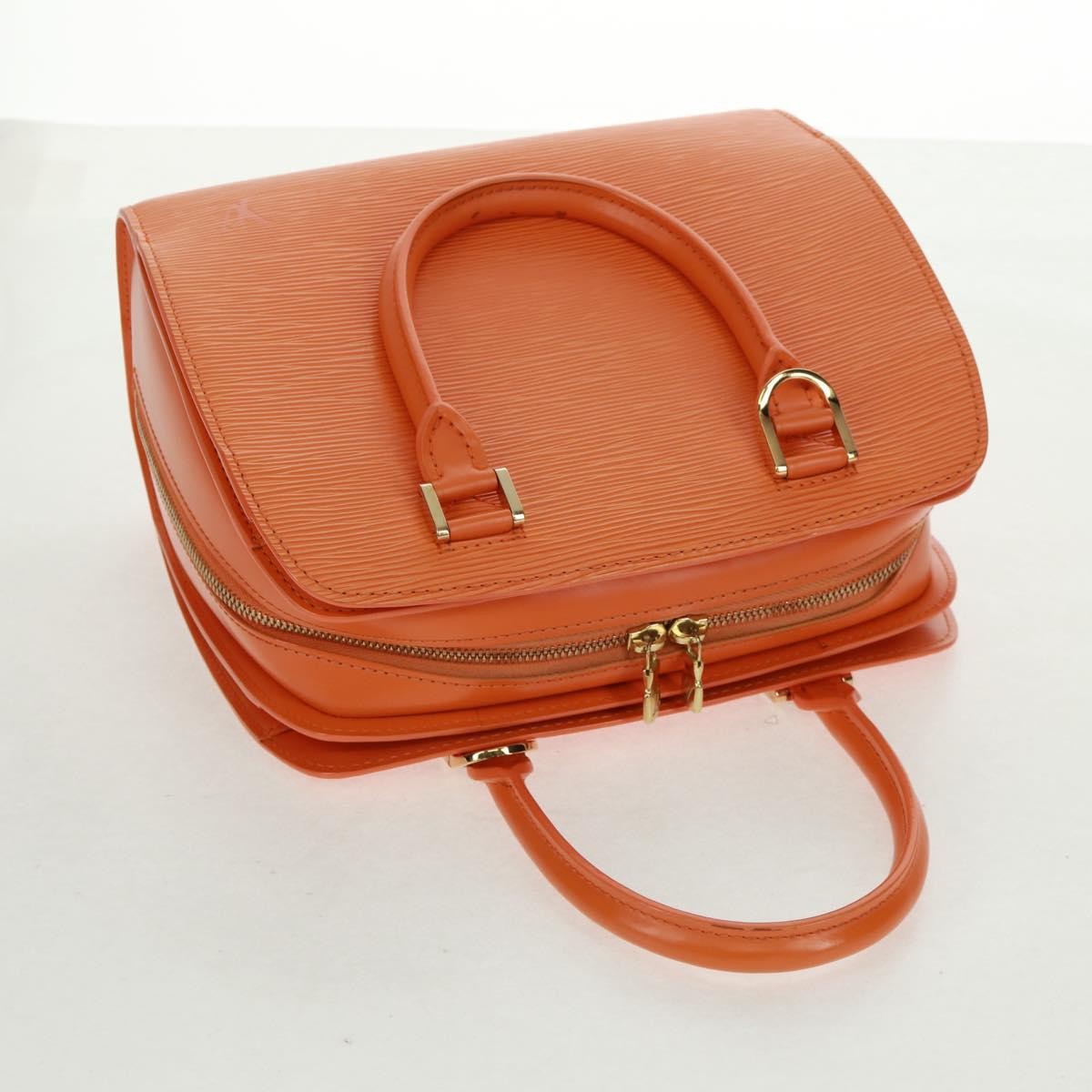 Louis Vuitton Pont Neuf Epi Leather, Orange, Leather, Handbag