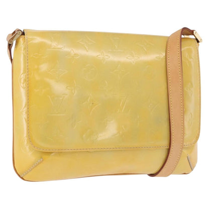 Louis Vuitton Thompson Street Monogram Vernis, Yellow, Patent Leather, Shoulder Bag