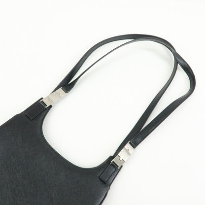 Salvatore Ferragamo Shoulder Bag Leather, Black, Leather, Shoulder Bag