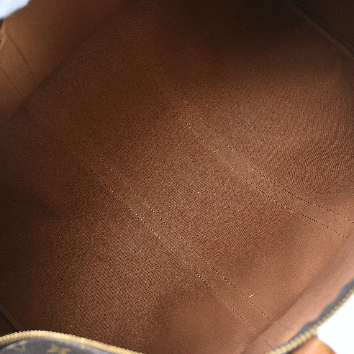 Louis Vuitton Keepall Monogram, Brown, Canvas, Travel Bag