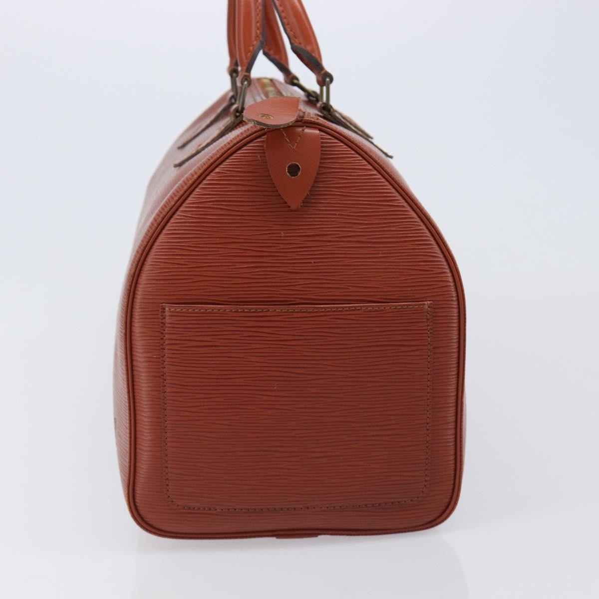 Louis Vuitton Speedy Epi Leather, Brown, Leather, Handbag