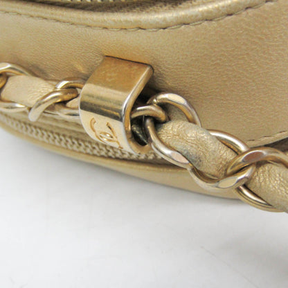 Chanel Vintage Camera Tassel Quilted Leather, Gold, Leather, Handbag