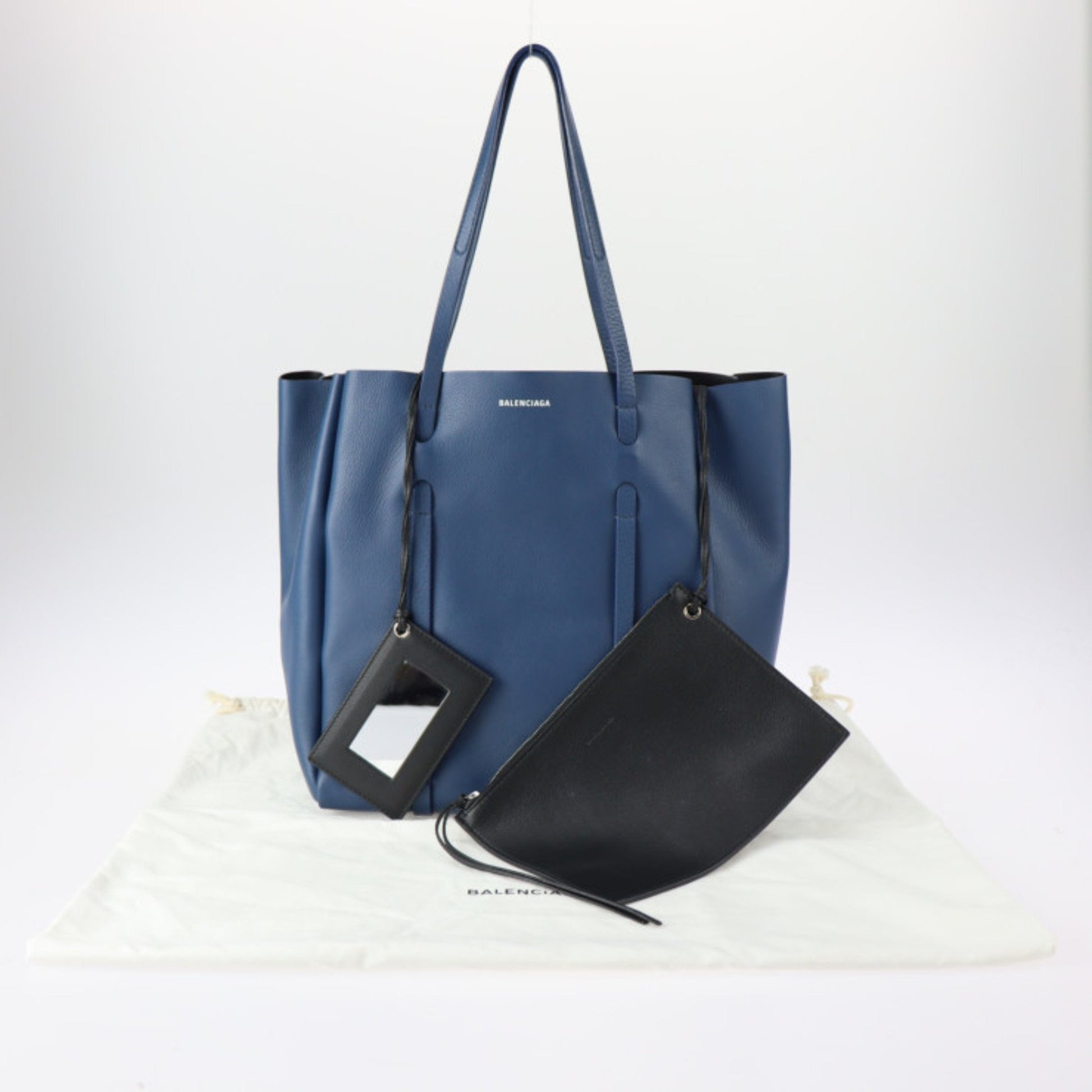 Balenciaga Everyday, Blue, Leather, tote