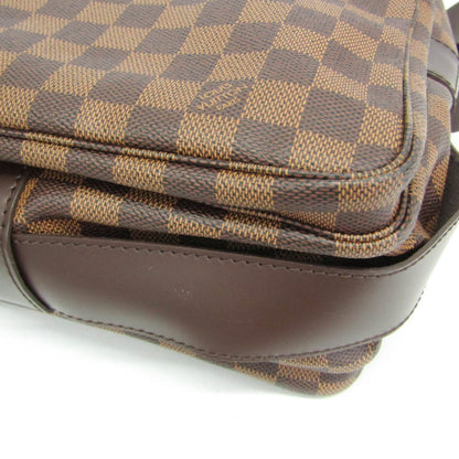 Louis Vuitton Naviglio Damier, Brown, Canvas, Shoulder Bag
