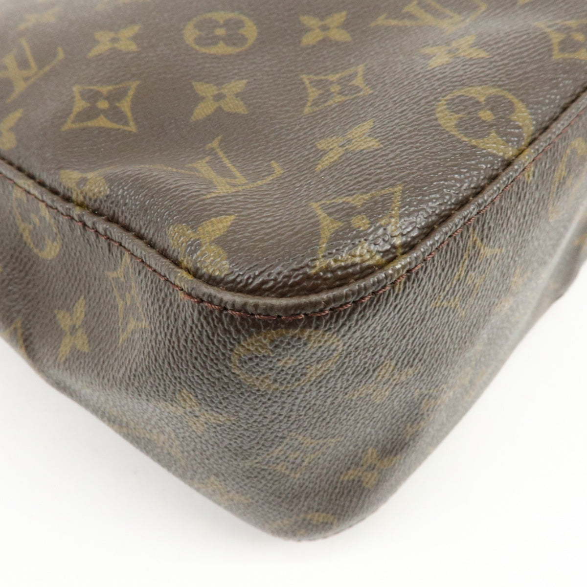 Louis Vuitton Looping Monogram Canvas, Brown, Canvas, Handbag
