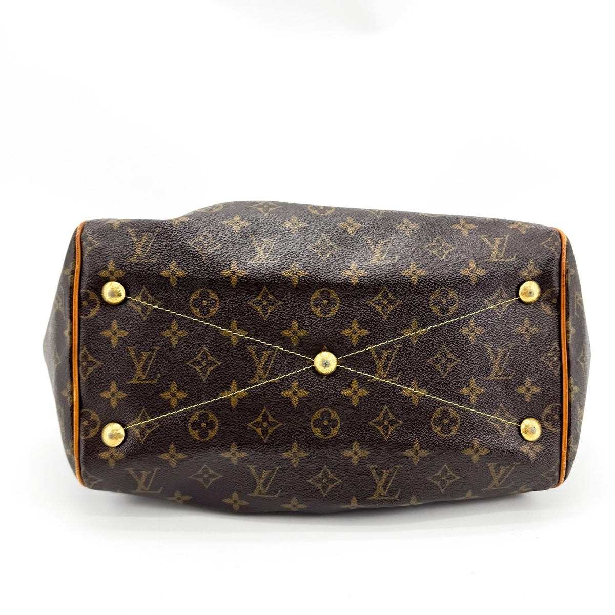 Louis Vuitton Tivoli Monogram Canvas, Brown, Canvas, Handbag