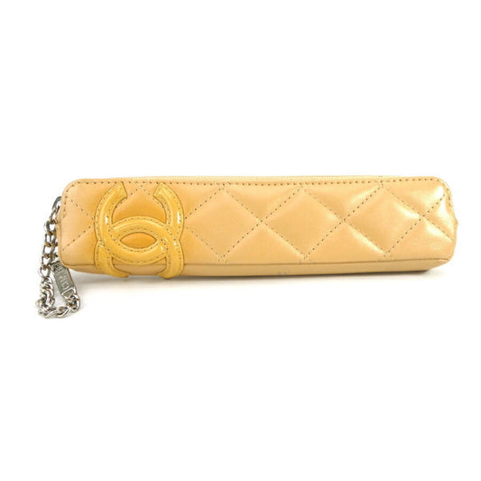 Chanel, Beige, Leather, wallet