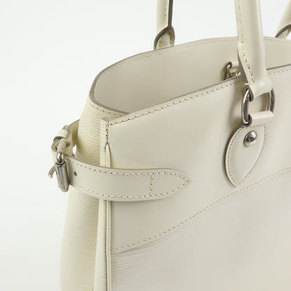 Louis Vuitton Passy Epi Leather, White, Leather, Tote Bag