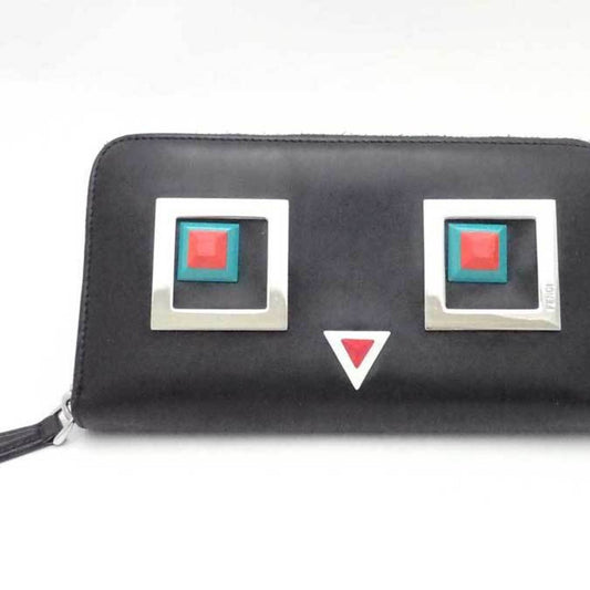 Fendi --, Black, Leather, wallet