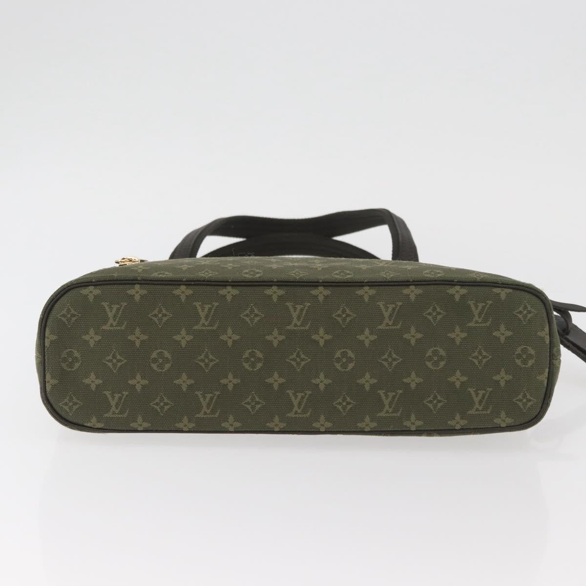 Louis Vuitton Lucille Mini Lin, Khaki, Canvas, Handbag