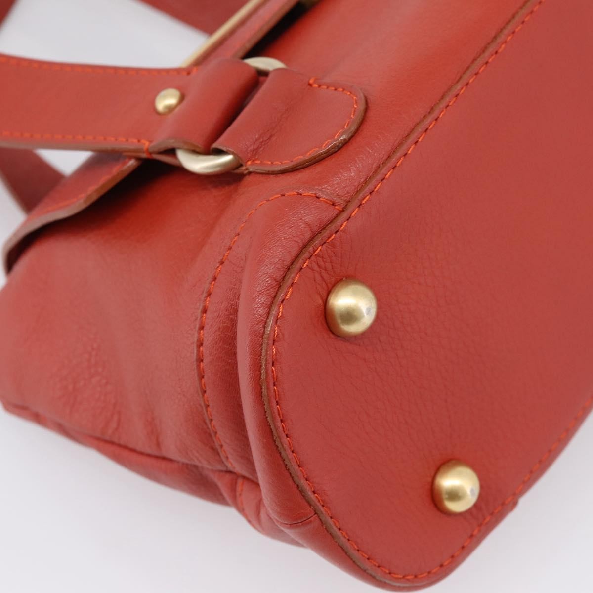 Chloe Handbag Leather, Red, Leather, Handbag