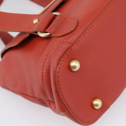 Chloe Handbag Leather, Red, Leather, Handbag