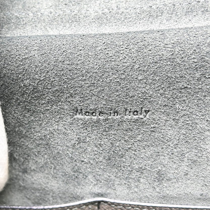 Celine Belt Leather, Gray, Leather, Handbag