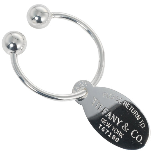 Tiffany & Co Key ring, Silver, Silver, bag