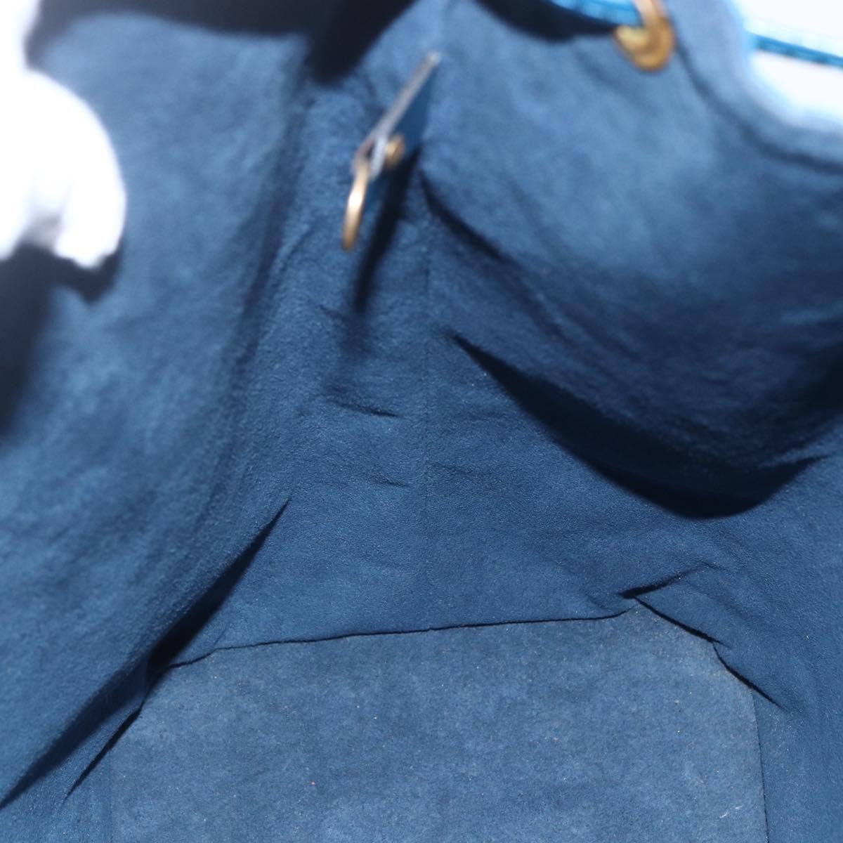 Louis Vuitton Noe Epi Leather, Blue, Leather, Shoulder Bag