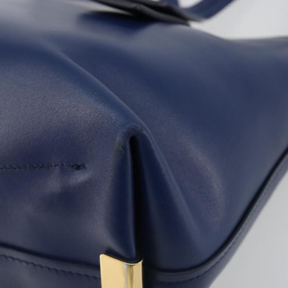 Chloe C Zipped Leather, Blue, Leather, Tote Bag