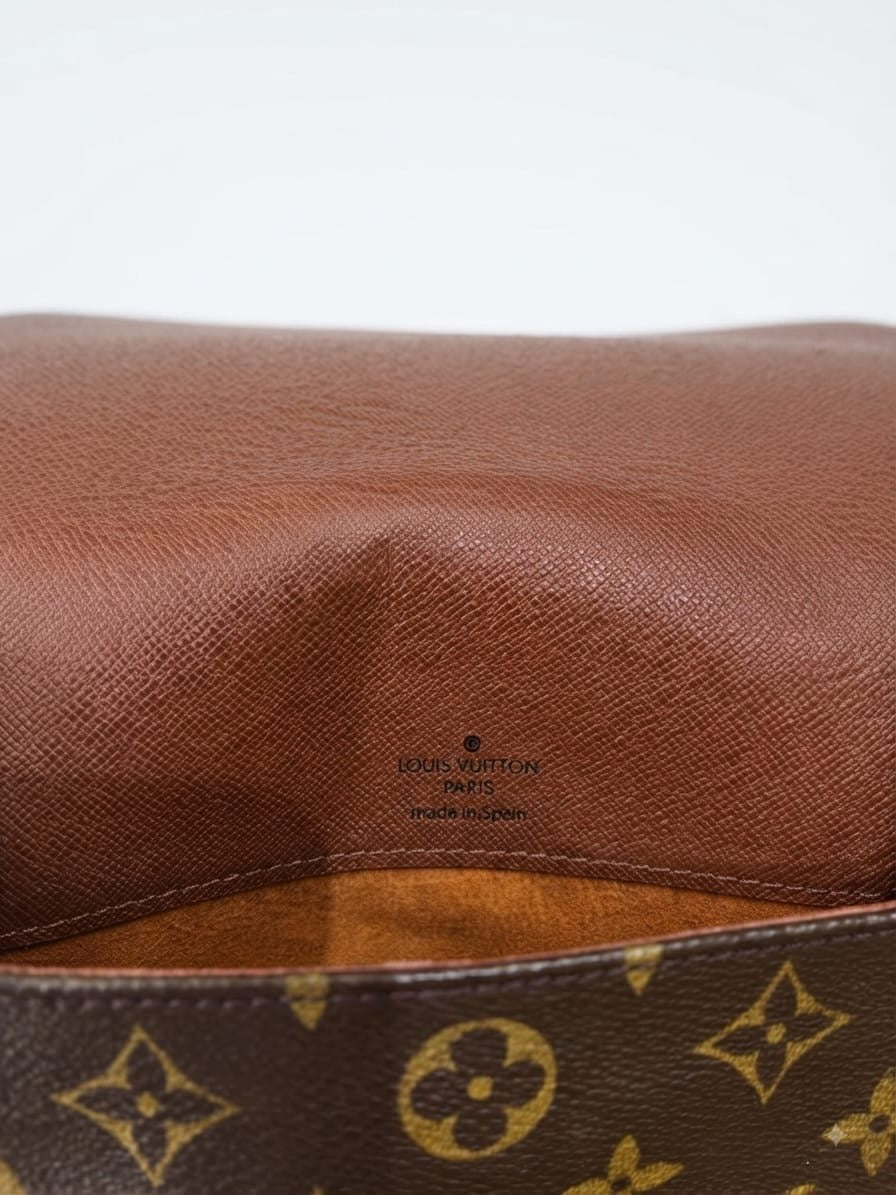 Louis Vuitton Musette Bagatelle Epi Leather, Brown, Canvas, Handbag