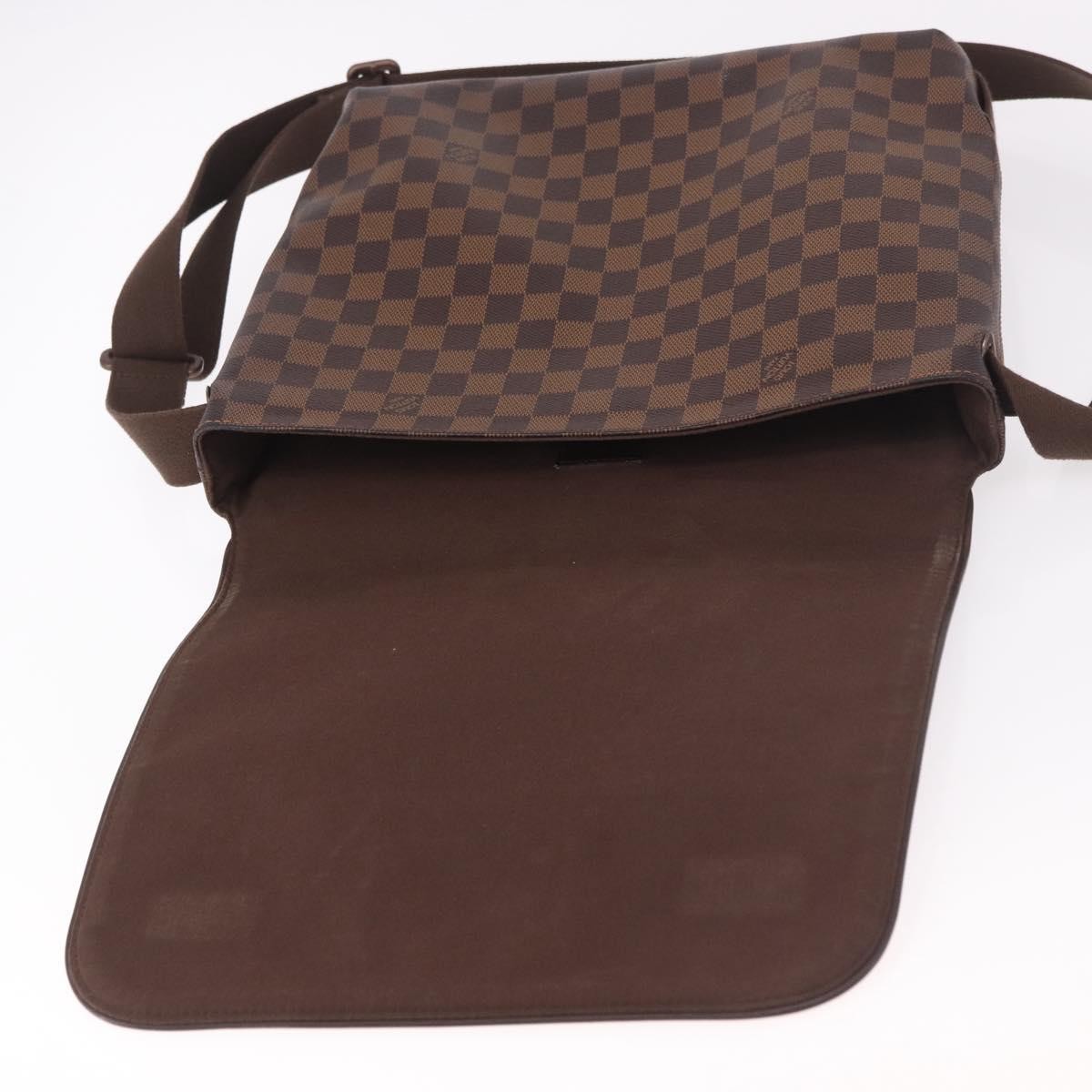 Louis Vuitton Brooklyn Damier Ebene, Brown, Canvas, Shoulder Bag