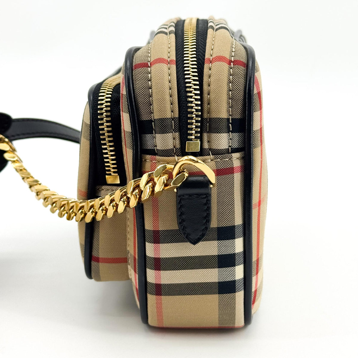 Burberry Camera Horseferry Print Coated Canvas, Multicolour, Canvas, Handbag
