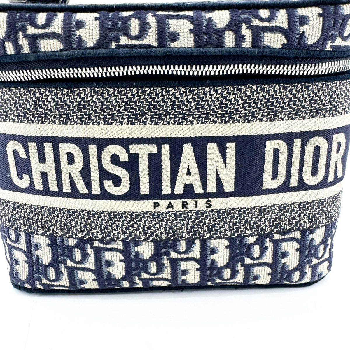Christian Dior DiorTravel Vanity Case Oblique Canvas, Beige, Canvas, Handbag