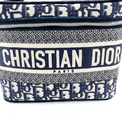 Christian Dior DiorTravel Vanity Case Oblique Canvas, Beige, Canvas, Handbag