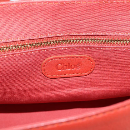 Chloe Handbag Leather, Red, Leather, Handbag
