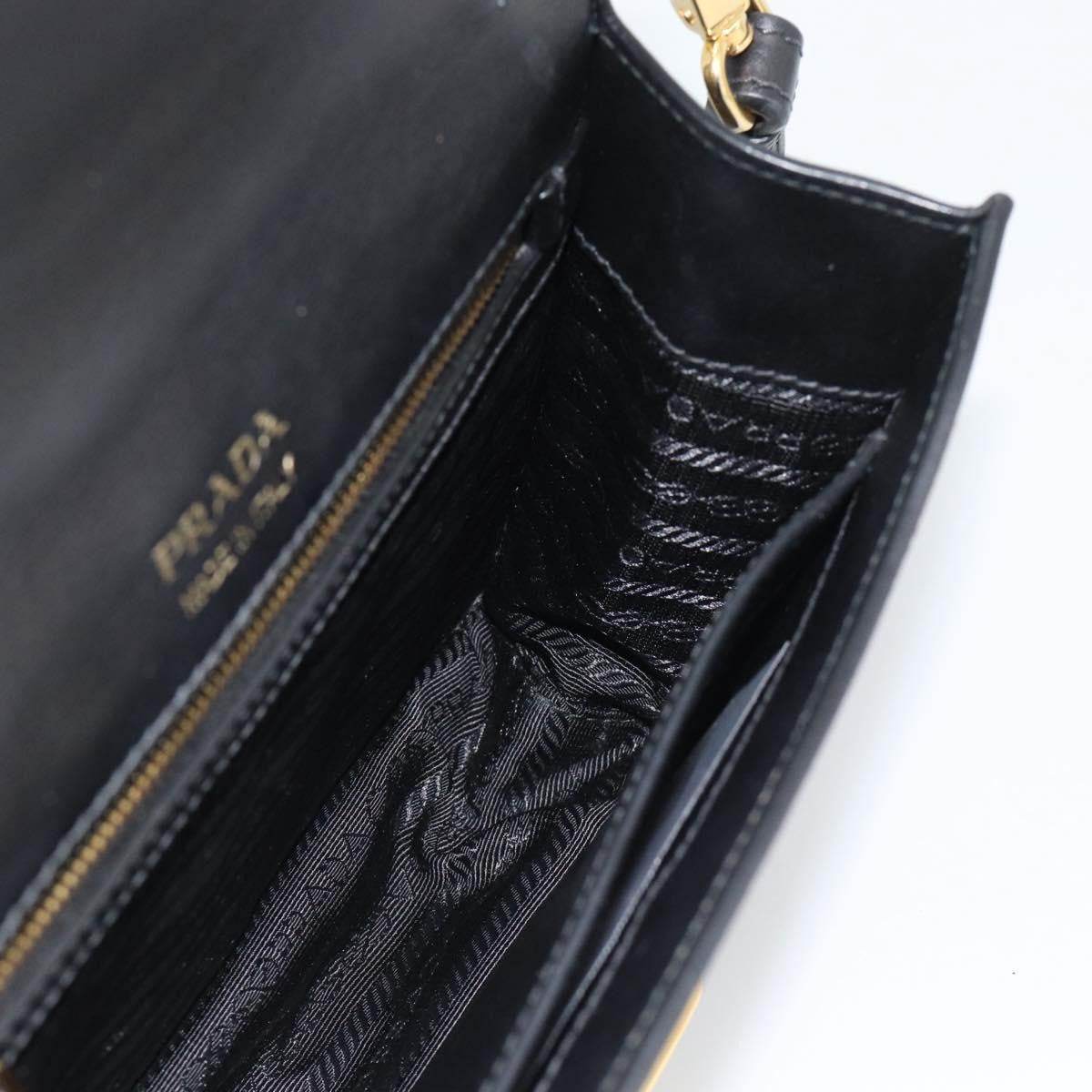 Prada Metal Ribbon City Calfskin, Multicolour, Leather, Shoulder Bag