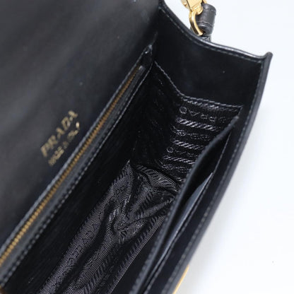 Prada Metal Ribbon City Calfskin, Multicolour, Leather, Shoulder Bag