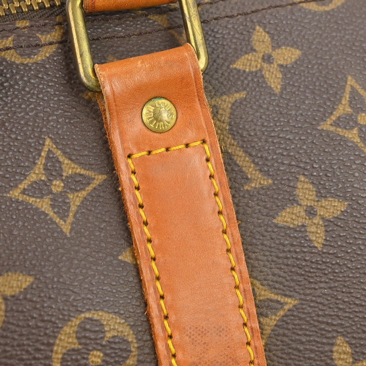 Louis Vuitton Keepall Monogram Canvas, Brown, Canvas, Travel Bag