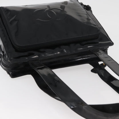 Chanel CC Shoulder Bag Patent leather, Black, Patent Leather, Shoulder Bag