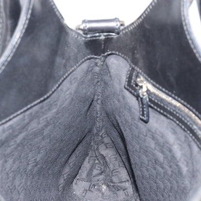 Gucci Reins Web Canvas, Black, Canvas, Shoulder Bag