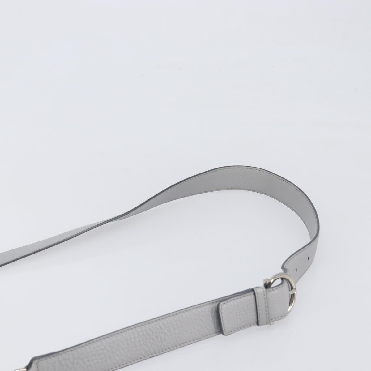 Salvatore Ferragamo Sofia Satchel Leather, Gray, Leather, Handbag