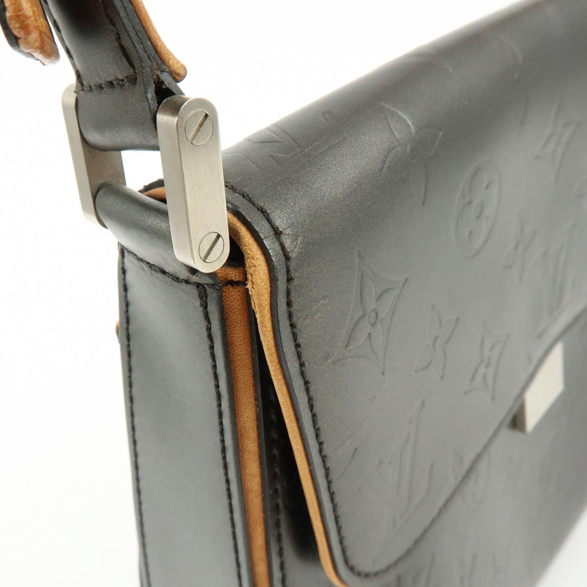 Louis Vuitton Mat Webster Street Monogram Vernis, Black, Leather, Handbag