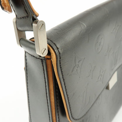 Louis Vuitton Mat Webster Street Monogram Vernis, Black, Leather, Handbag