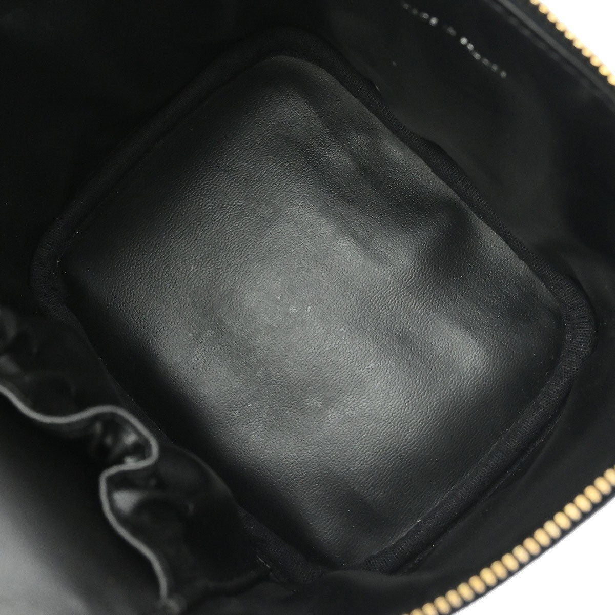 Chanel Vintage Timeless Cosmetic Case Caviar, Black, Leather, Handbag